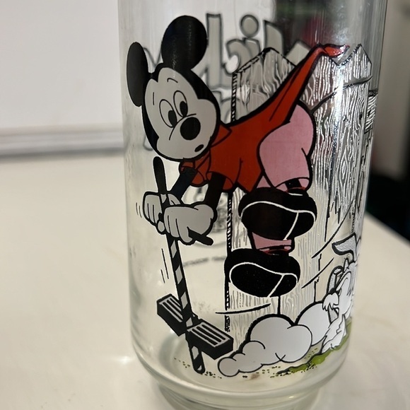 Libby Glass Vintage Mickey Mouse Club Mickey with Pogo Stick - Picture 3 of 4